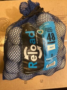 Reload Recycled Golf Balls – 48 Ball Mesh Bag (Assorted Brands)